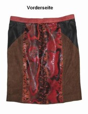 knapp knielanger LEDERROCK /