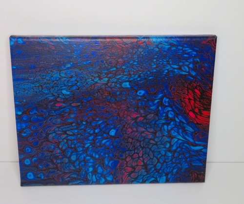Acryl pouring fluid painting - pouring,