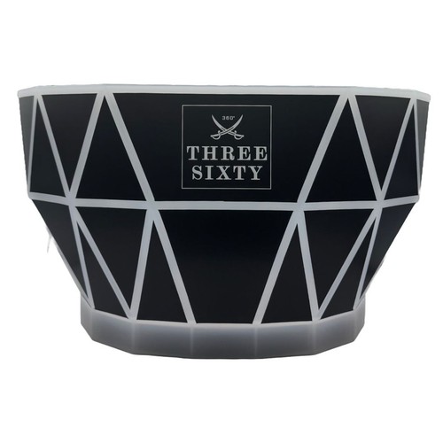 Three sixty vodka - three,