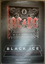 AC/DC Black Ice - Original German Promo Poster 2008 ca. 59x84cm