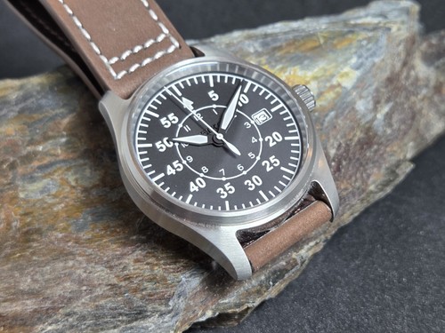 Seiko mod flieger pilot nh35 - seiko,