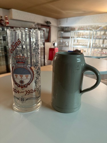 Veltins glas antik von 1924 - antik,