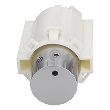 Drehknopf weiß / silbern