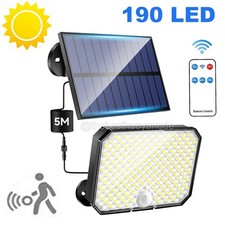 190 led solarleuchte mit - 190,