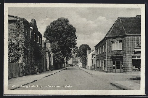 Ansichtskarte wittenburg - ansichtskarte, i