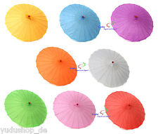 Asia Schirm Dekoschirm Fengshui Stoff Holz ohne Motive