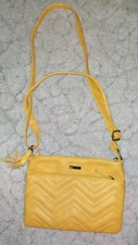 Handtasche, currygelb, Umhängetasche, Neuwertig 