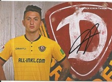 Baris Atik - Dynamo Dresden - Saison 2018/2019 - Autogrammkarte