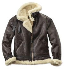 Fliegerjacke echt lammfell - b3,