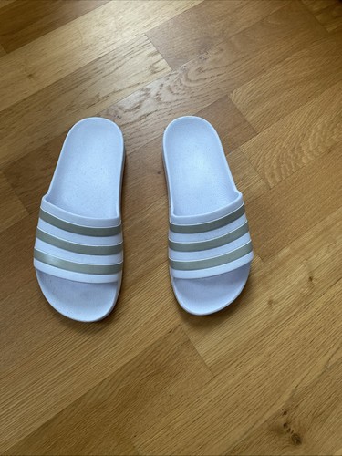 Weiße adiletten - weiße, (adidas)