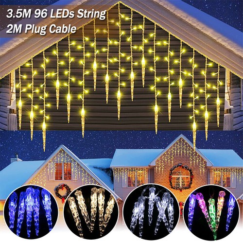 Led lichterkette eiszapfen - lichterkette,