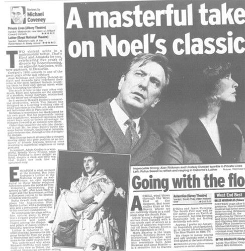 Old london newspaper - newspaper, alan