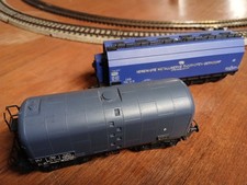 Konvolut Kleinbahn H0 2 x Güterwagen  6- bzw. 4-achsig der ÖBB