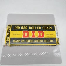 DID 520 CHAIN (Schwarz & Schwarz) – Länge: 108 Glieder mit Clip-Verbindung (RJ)