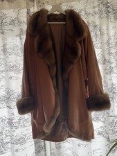 Echte zobel sable pelz mantel - echte,