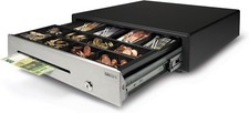 Safescan HD-4141S Heavy-Duty Kassenschublade mit 4 Fächern für Banknoten und 8 f