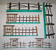 6 Holz Zäune für Masse Tiere