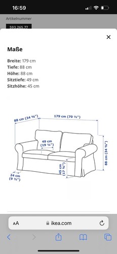 Ektropa sofa ikea - sofa, ikea,