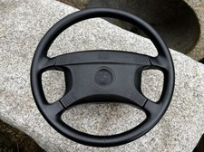 Originales BMW 4-Speichen-Lederlenkrad mit Airbag für BMW E32 / E34 -DEFEKT-
