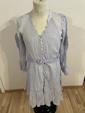 Kleid Stufenkleid Musselin Guess Hellblau Gr. 38/40 NEU