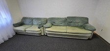 Sofa Couch leder Domicil grün