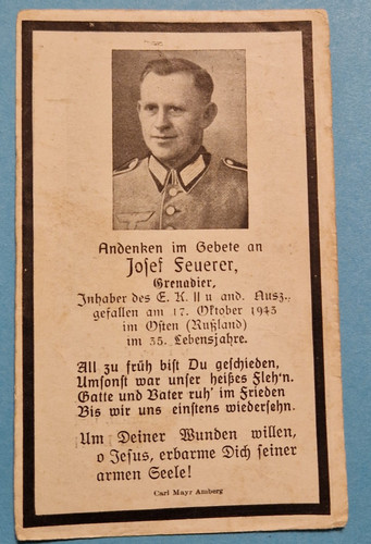 Top sterbebild grenadier - top,