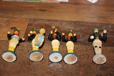 5 Bergmänner Werner Walter kleine Kapelle sehr alt Volkskunst