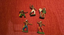 5x Konvolut DDR Indianer  kleine Figuren - siehe Foto