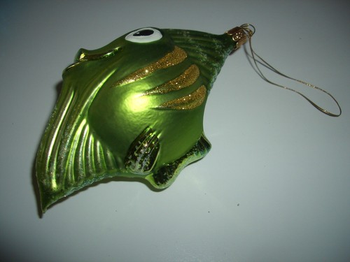 Christbaumschmuck glas fisch - glas,