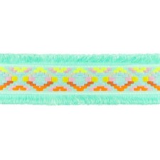 Fransenborte neon mint