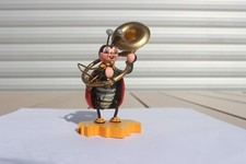 Hubrig Käfer „Marienkäfer mit Sousaphon“ ca. 8 cm ohne OVP, Rarität