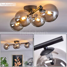  Flur Leuchte Decken Lampe Rauchglas moderne Schlaf Wohn Zimmer Raum Beleuchtung