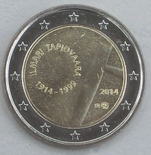 2 Euro Gedenkmünze Finnland 2014 Ilmari Tapiovaara unz.