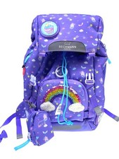 Beckmann Schulranzen Set , Unicorn, Federtasche, Schlamperrolle