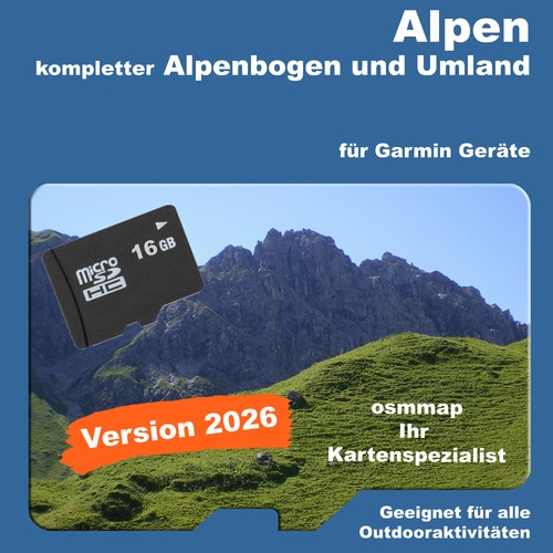 Alpen karte topo gb - alpen,