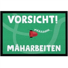 Fußmatte mit Spruch Vorsicht