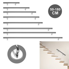 Edelstahl Handlauf Geländer V2A Stange Ø42mm Treppe Griff Montage 50-200cm