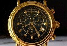 Calvaneo ☆ 1583 Modell CHEESTEM DIAMOND GOLD, Tachymeter!