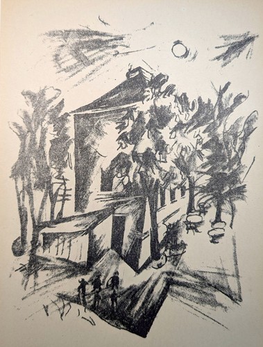 Original lithographie 1919 - original,