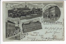 UKRAINE , BUKOWINA , LITHO GRUSS AUS CZERNOWITZ , 1900