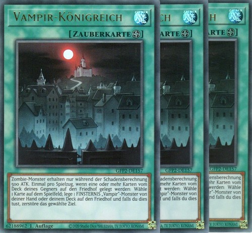 Yugioh vampir königreich - yugioh, 3x