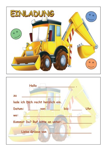 Einladungskarten kinder - einladungskarten,