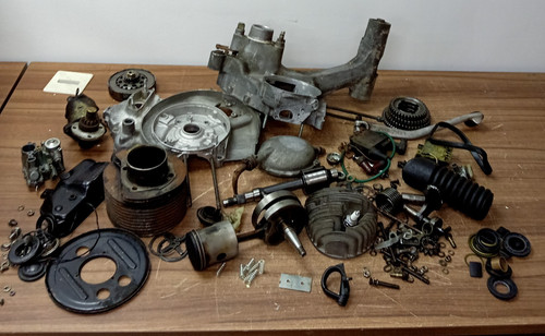 1987 vespa px200e motor p - motor,