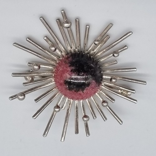 Vintage silber brosche 925 mit - 925,