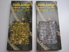 2x Weihnachtsgirlande Gold &