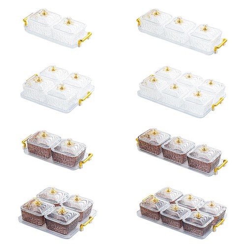 Trockenfrüchte-Snack-Serviert