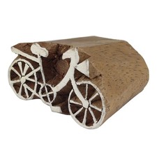 Stempel aus Holz Fahrrad