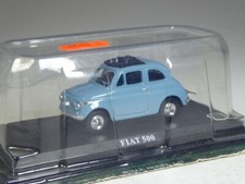 (SB-78) Fiat 500 hellblau in 1:43 in Blister-OVP