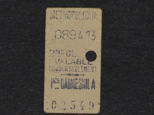 Kollektionen bahn ticket - [kollektionen], u-bahn-ticket
