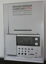 Braun Radio Weltempfänger T 1000 Dieter Rams Ära  Poster